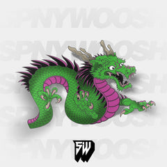 Discount Dragon Livery - Green with Pink - No Errors