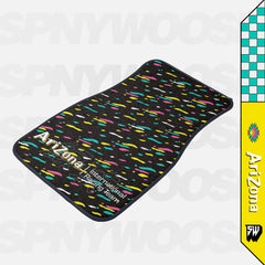 Car Floor Mat - AriZona Racing Icon Confetti