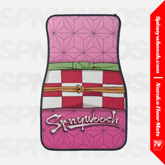 Nezuko Car Floor Mats - Anime Car Floor Mats