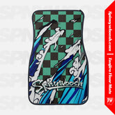 Tanjiro Custom Car Floor Mat