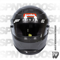 Racing helmet visor strips - Forza Motorsport