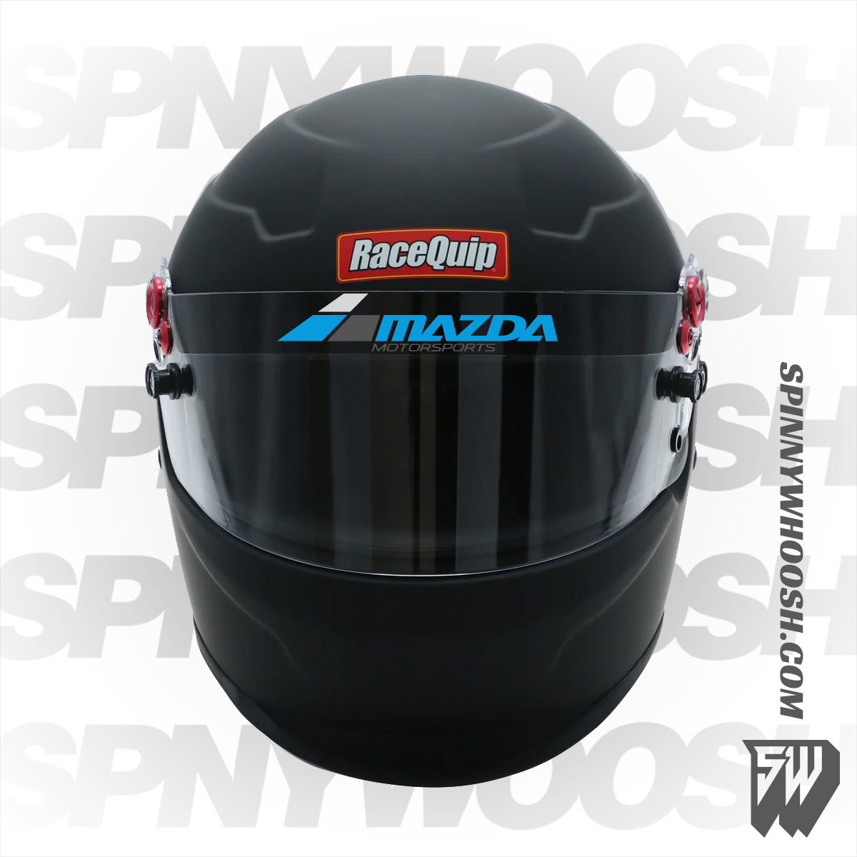 mazda motorsport helmet visor sun strip