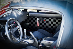 Checkered Door Card Vinyl Design