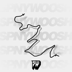 Track Outline Decal - Pine Mountain Hill Climb