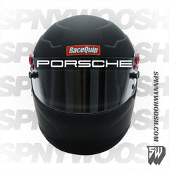Porsche racing helmet sun strip