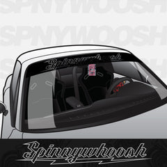 2025 Spinnywhoosh Die-cut Banner