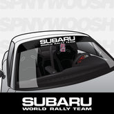 Subaru World Rally Team Windshield Banner