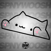 Bongo Cat Meme Decal