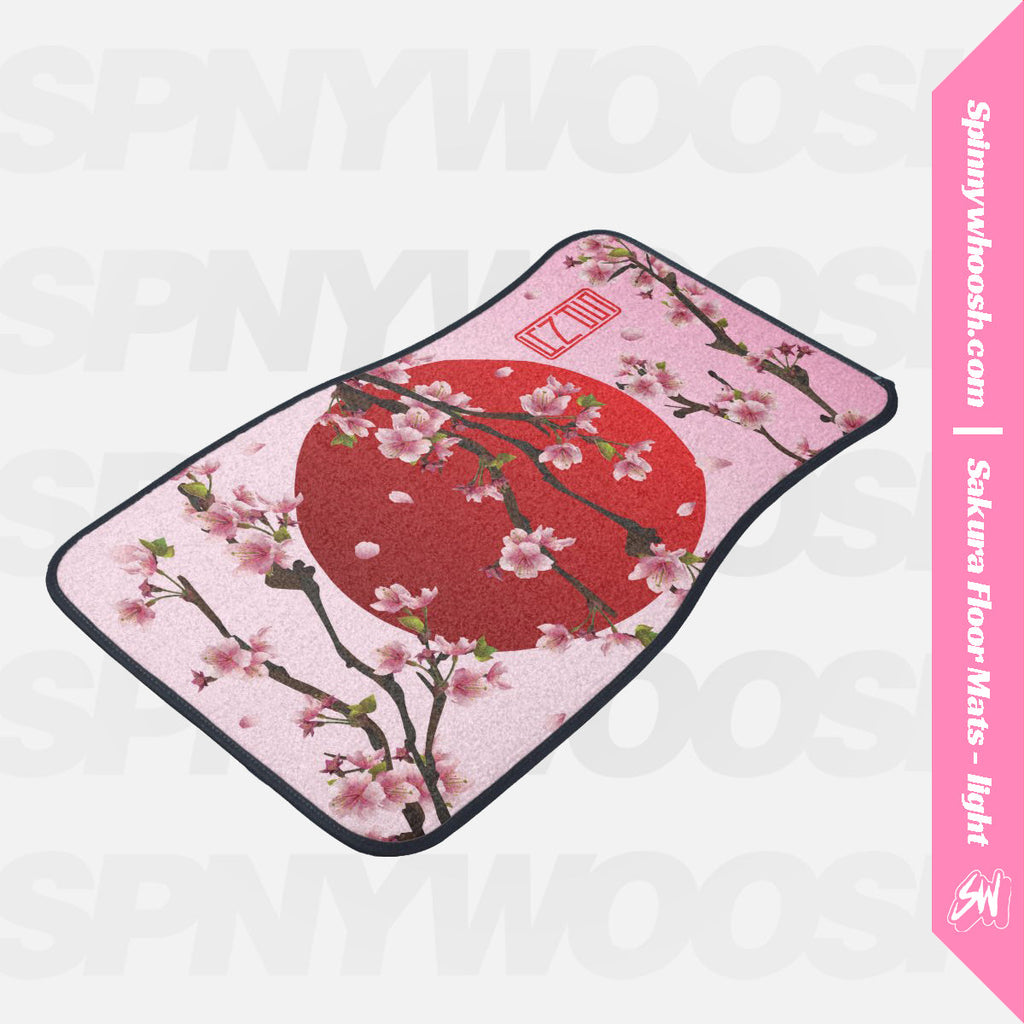 Car Floor Mat - Sakura Sunrise