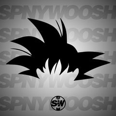 Goku Hair Decal