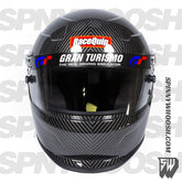 Gran Turismo helmet visor decal