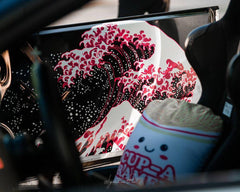 red great wave doorcard graphics