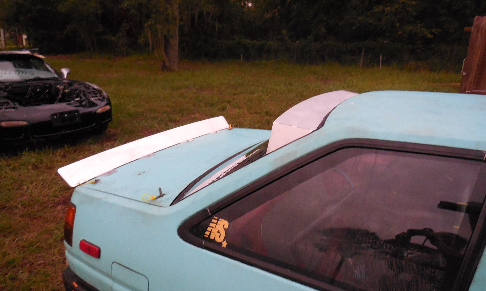 Toyota AE86 Coupe Roof Spoiler by LRB Speed