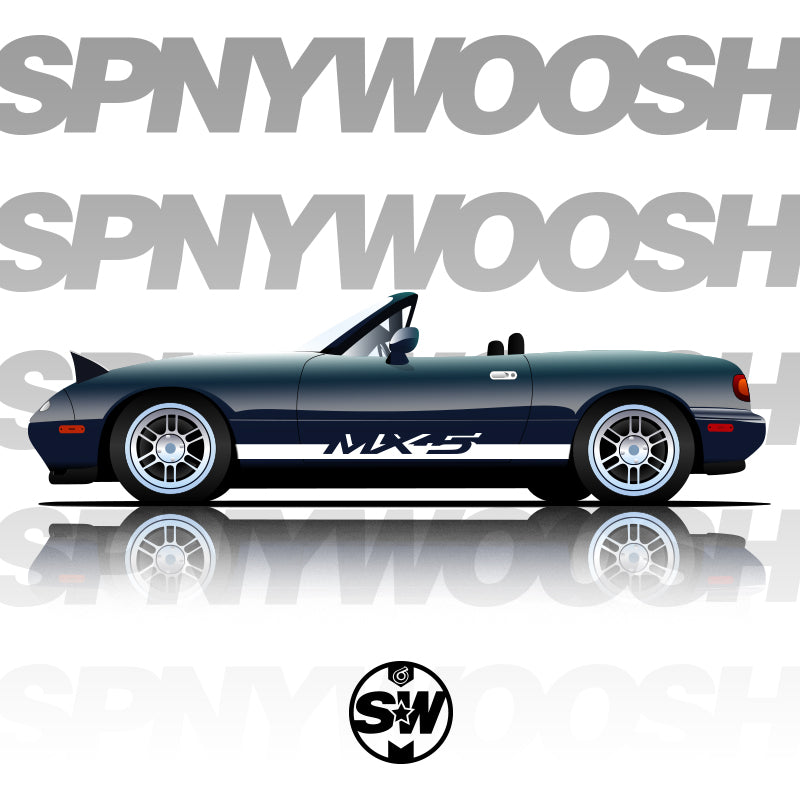 Porsche style ND Miata Side Stripe