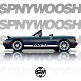 Porsche style ND Miata Side Stripe