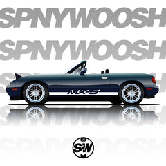 Porsche style ND Miata Side Stripe