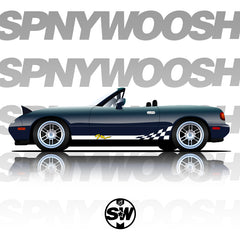 Winning M Style Miata Side Stripes