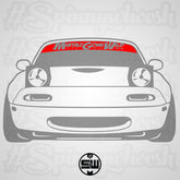 MiatazGoneWild Banner Die-Cut