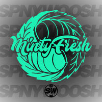 Minty Fresh Logo die-cut decal