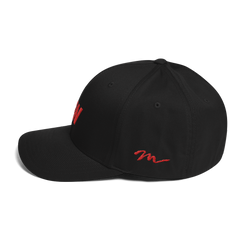 Spinnywhoosh Fitted Cap - Red