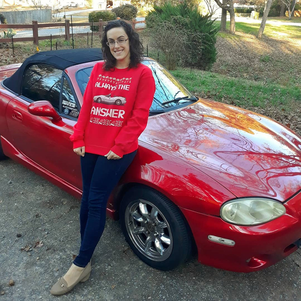 Miata deals ugly sweater