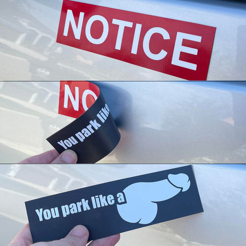 Parking Notice Magnets