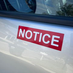 Parking Notice Magnets