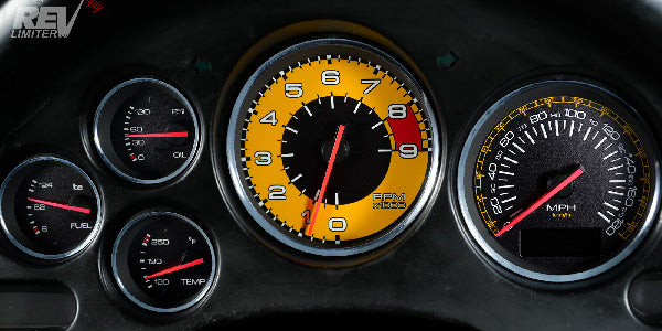 Dragstrip Gauges for FD RX7 by Revlimiter