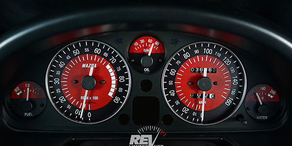 spyder limited edition gauges for na nb miatas by revlimiter