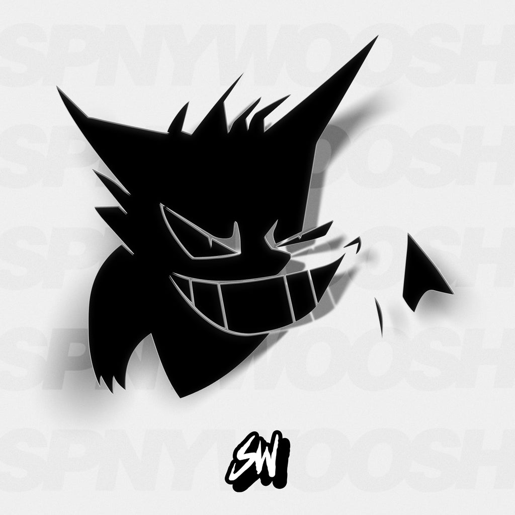 Dark Gengar Decal  Spinnywhoosh Graphics