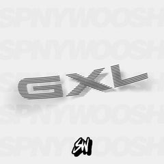 GXL RX7 logo vinyl sticker