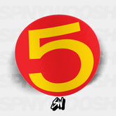 Mach 5 replica racing numbers