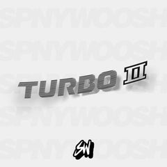 FC Mazda RX7 Turbo 2 bars logo replica sticker