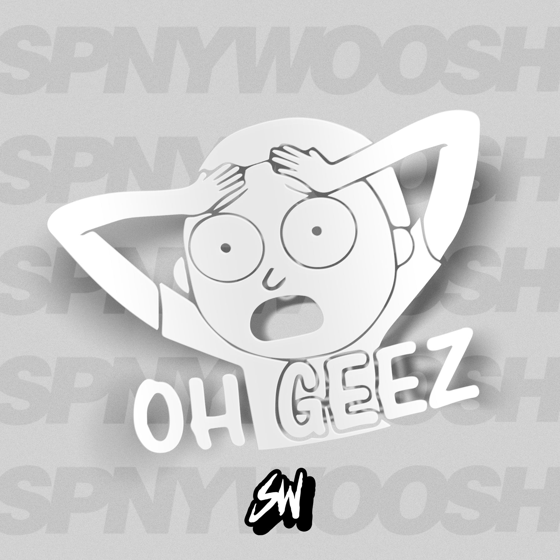 Rick and Morty Oh Geez sticker