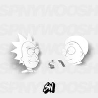 Rick and Morty Fist Bump Decal