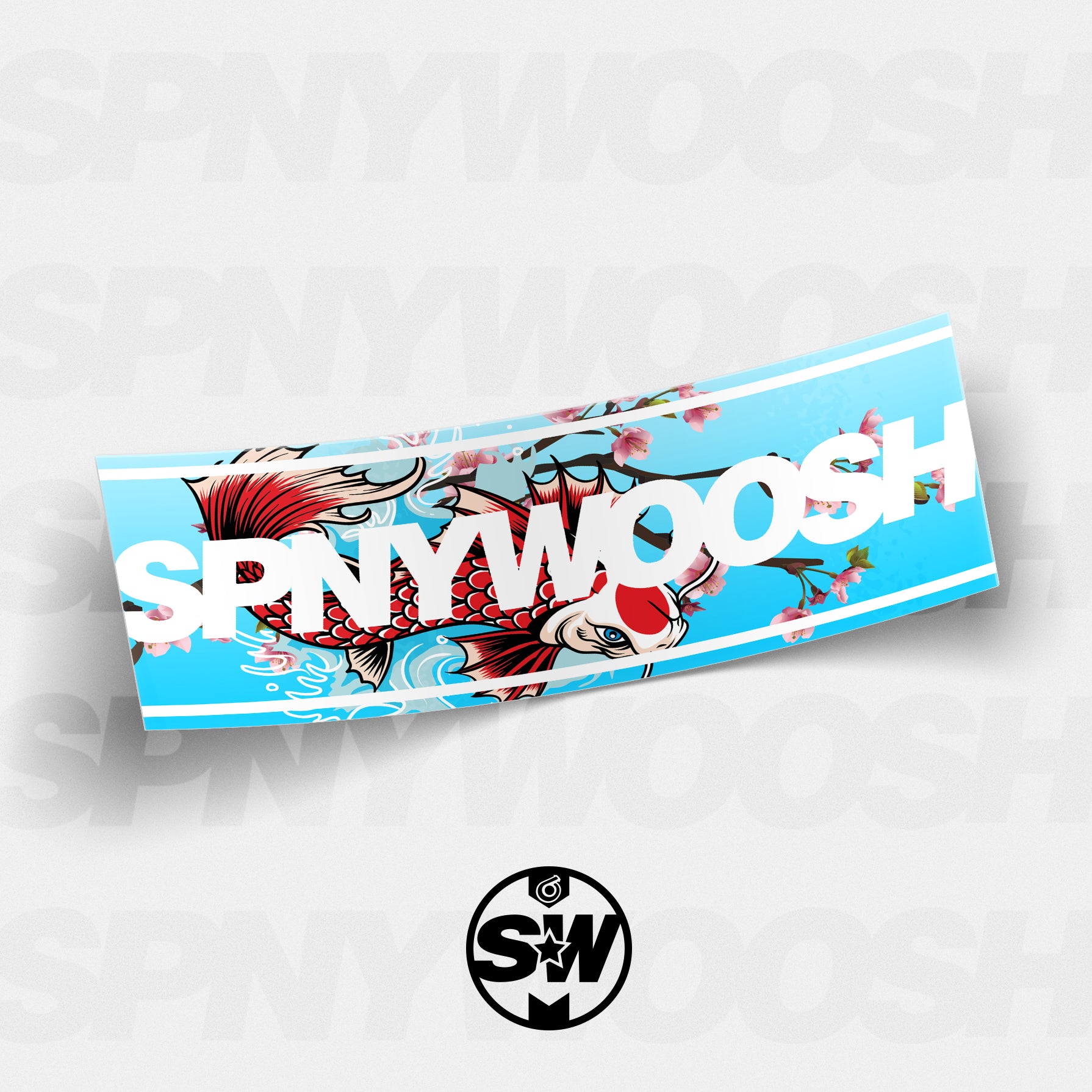 Koi Fish Slap Sticker