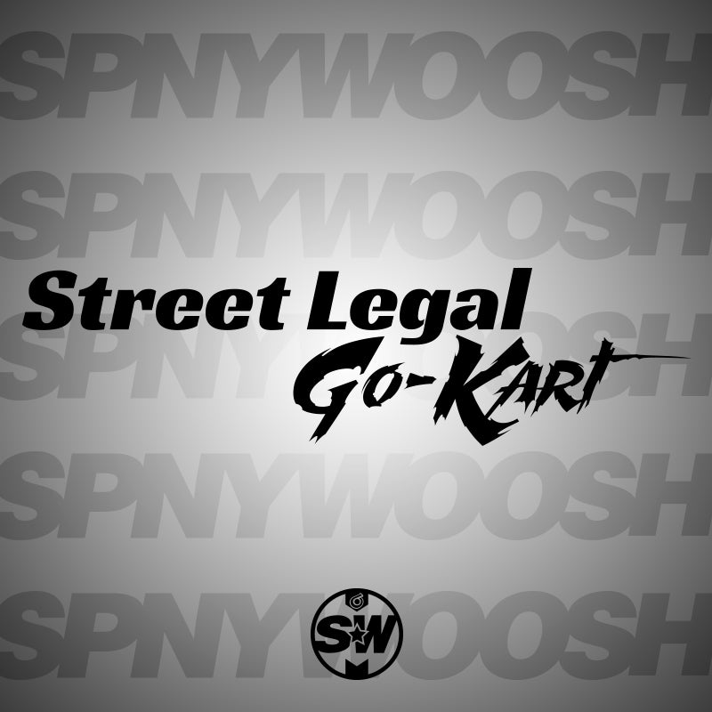Street Legal Go-Kart Vinyl Decal