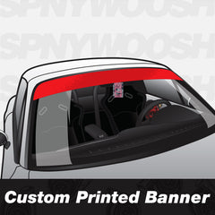 printed windshield banner