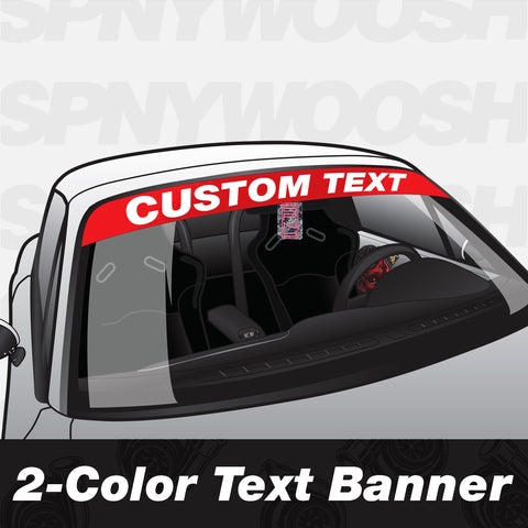 2-Color Text Banner