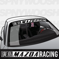 Retro Mazda Racing Banner