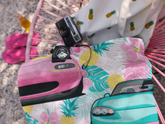 Miata Beach Towel - Pineapple Floral