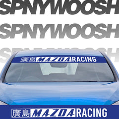 Retro Mazda Racing Banner