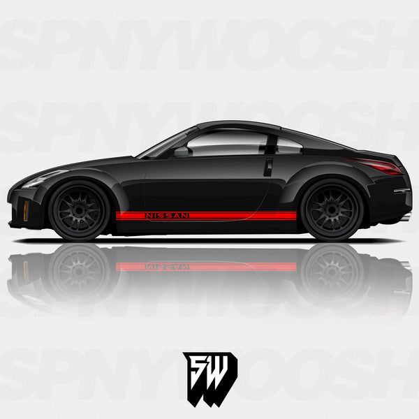 350Z 370Z Side Stripes - Classic Nissan – Spinnywhoosh Graphics