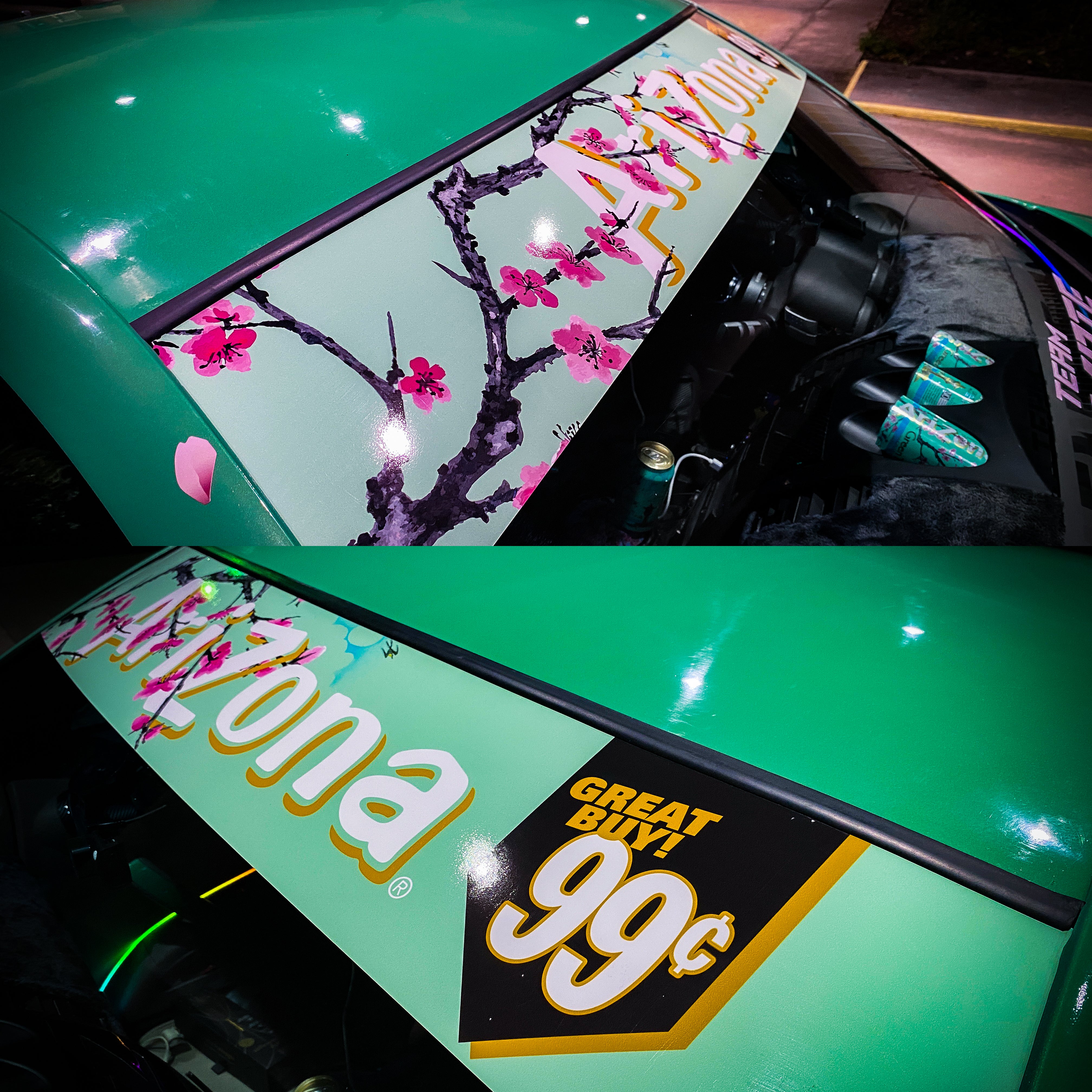 AriZona Green Tea Printed Banner