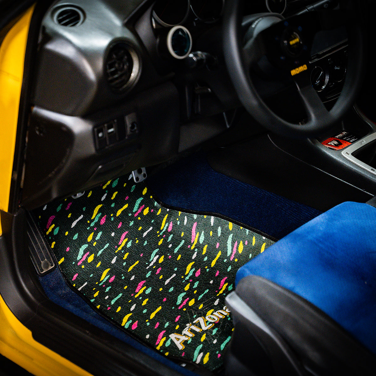 Car Floor Mat - AriZona Racing Icon Confetti