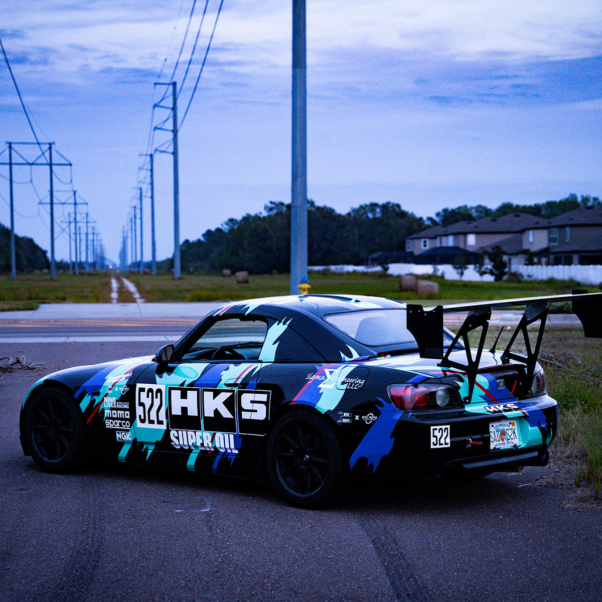 Custom Patterned Livery Custom Full HKS Livery – Spinnywhoosh Graphics