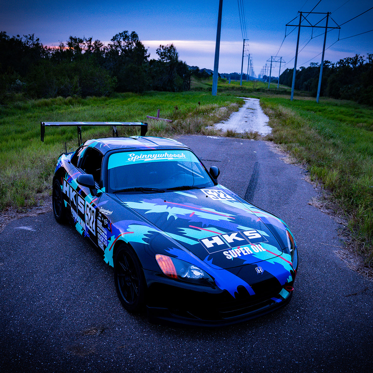 Custom Patterned Livery Custom Full HKS Livery – Spinnywhoosh Graphics