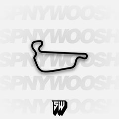 Adams Motorsports Park Standard Course Track Decal