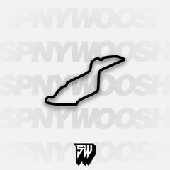 Bedford Autodrome West Circuit Track Decal