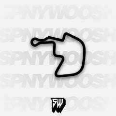 Brainerd Int'l Raceway Competition Course Track Decal